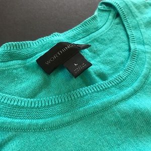 Worthington Sweaters - Worthington Aqua light knit sweater Worthington Sweaters - Worthington Aqua light knit sweater